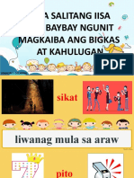 Mga Salitang Magkapareho NG Baybay Ngunit Magkaiba Ang Bigkas at Kahulugan