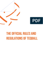 The Official Rules and Regulations of Teqball
