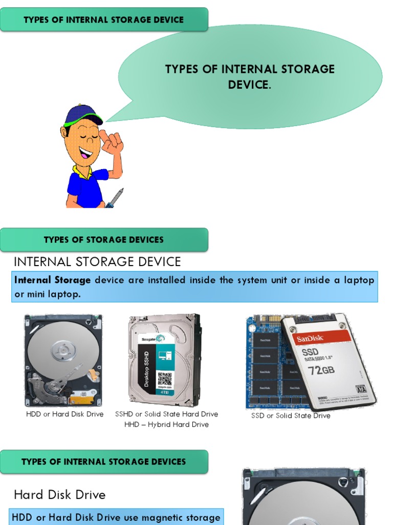 Storage Devices PDF Solid State Drive Hard Disk Drive