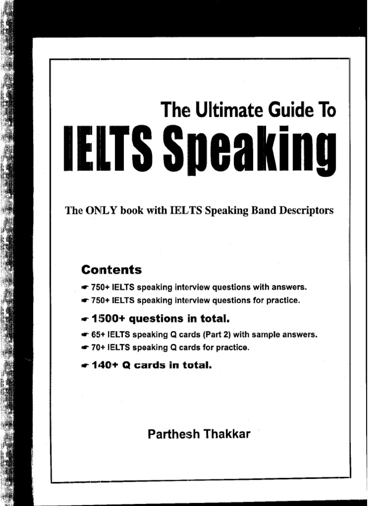 Ultimate Guide To Ielts Speaking Pdf