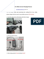 ENGWE E-Bikes Correct Charging Process