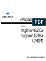 Magicolor 4750 Parts Manual