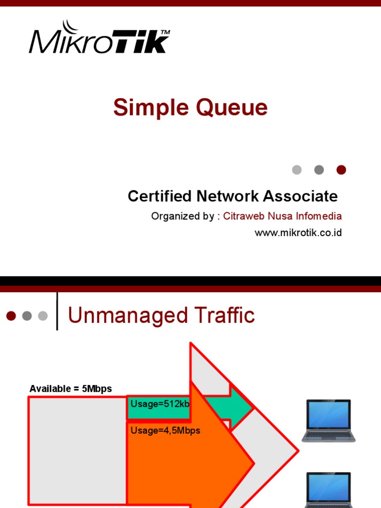 Contoh Pengaturan Simple Queue MikroTik | PDF | Komputer | Teknologi ...