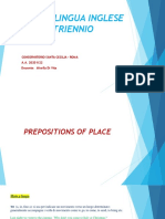 Prepositions of Place