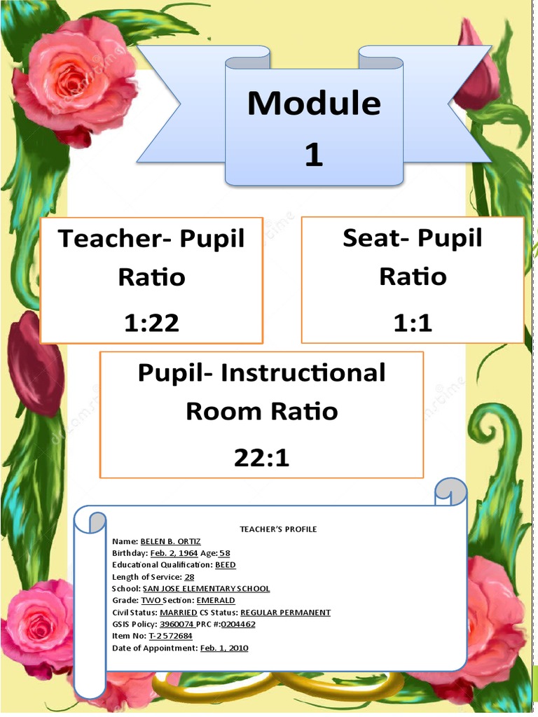 BEIS Module 1-8 Teacher Profile | PDF