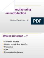 Introducing Lean Manufacturing