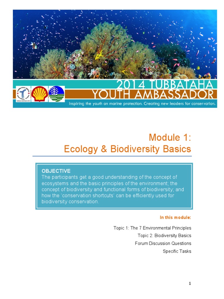 Ecology and Biodiversity Overview | PDF | Biodiversity | Genetic Diversity