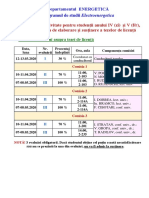 Program de Lucru La Teza de Licenta