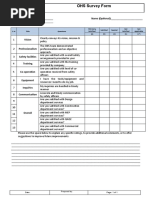 OHS Survey