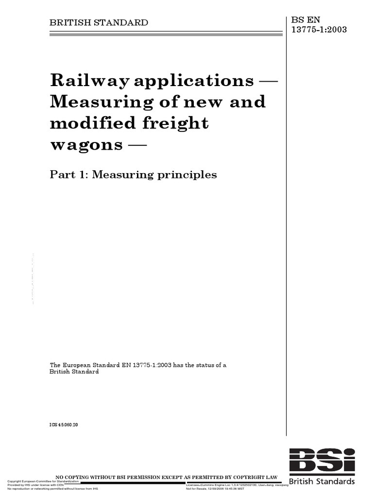 BS en 13775-1-2003 | PDF | Accuracy And Precision | Calibration