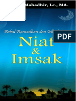 M. SAIYID MAHADHIR - Bekal Ramadhan Idul Fithri (2) Niat Dan Imsak