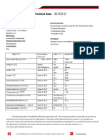 Techical Data - Cushion 11019 - 0809A