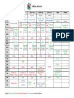 Horario Seminario 2022