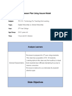 Assure-Model-Lesson-Plan - PAFTE2