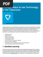 Technology Enhanced Teaching Lessons Exemplars | PDF | Teaching Method ...