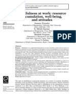 Mindfulness at Work Resource Model