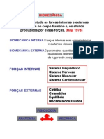 Biomecânica: forças internas e externas no corpo humano