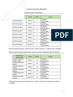 Internal Assessments - Stats