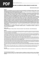 Mecanismos para Abordar La Resiliencia Urbana Desde La Escala Local