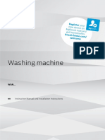 Washing machine quick start guide