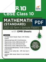 Disha Super 10 Sample Papers - Mathematics Standard Class 10 CBSE 2021-22 (Disha Publications)