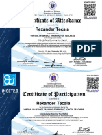 Certification