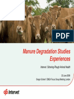 Manure Degradation Studies Experiences Gregor Scheef en