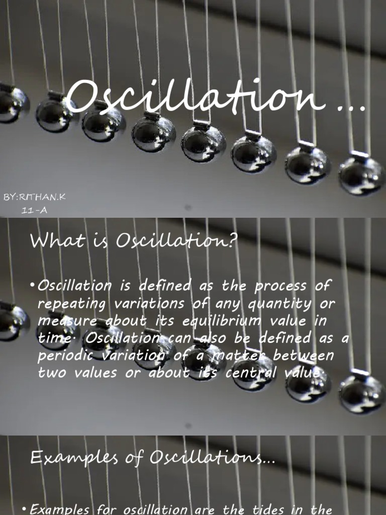 Oscillation PDF Damping Oscillation
