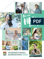 HKU - International Admissions Brochure 2023