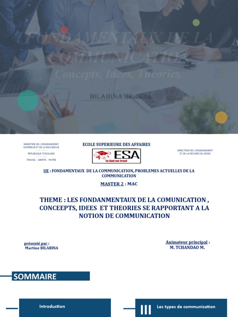 Fondamentaux de la Communication | PDF | Écriture | la communication