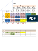 Jadwal Pelajaran Kelas 1