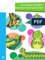The Cautious Caterpillar 1 - 3 Key Word Level Activity Pack