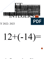 Integers