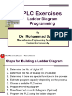 PLC Exercises Ladder Diagram Programming