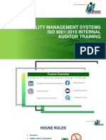 (Ver21.00) ISO 9001 QMS Internal Audit Training (New)