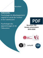 Psychologie Des Apprentissages Et de L'éducation