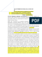 Respuesta Divorcio Vidaurre C Mendoza