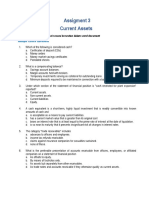 Assignment 3 - Current Assets