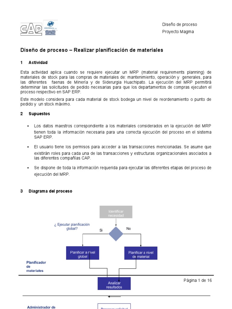 Curso Practico Pp Mrp Sap Para Usuarios Realizar Planificacion De