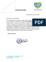 Comunicado 0202022