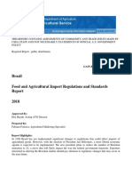 Brazil Food Import Regulations Report