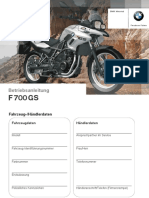 F 700 GS Betriebsanleitung