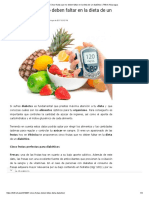 Cinco Frutas Que No Deben Faltar en La Dieta de Un Diabético - TN8.tv Nicaragua