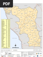 Sri Lanka Districts and DS Divisions Map | PDF
