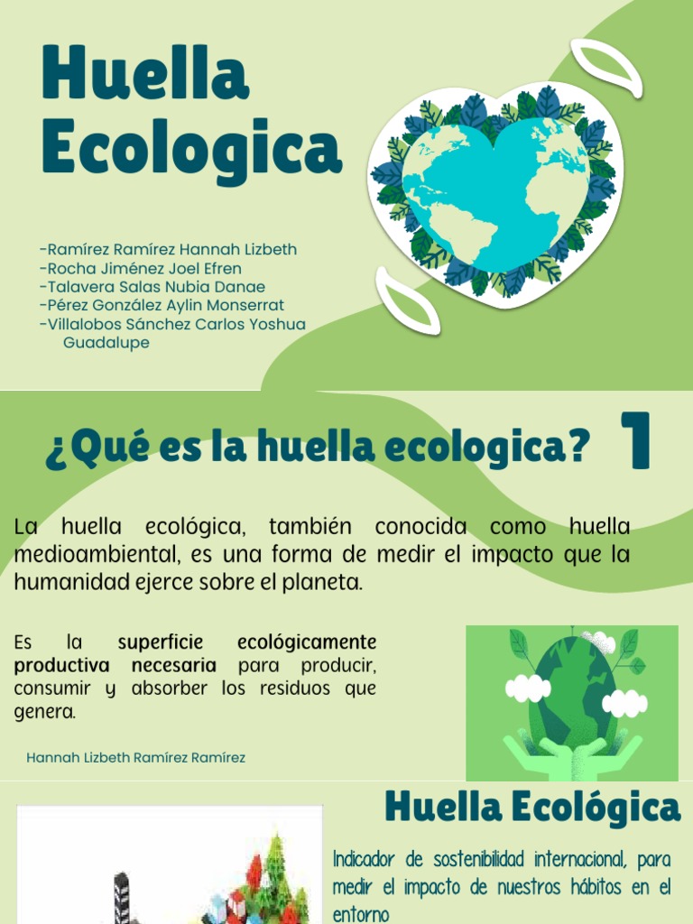 Huella Ecológica: Impacto y Reducción | PDF | Entorno natural | Naturaleza