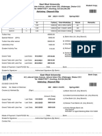 Advising Slip Discount