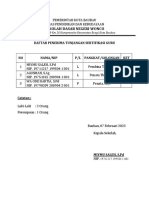 Daftar Penerima Sertifikasi SDN Wonco