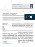 Durability Analysis of Pozzolanic Cements Containing Rec - 2020 - Construction A