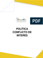 Politica Conflicto de Interes Sitio