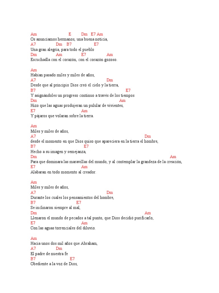 La Kalenda Acordes | PDF | David | Creencia religiosa y doctrina